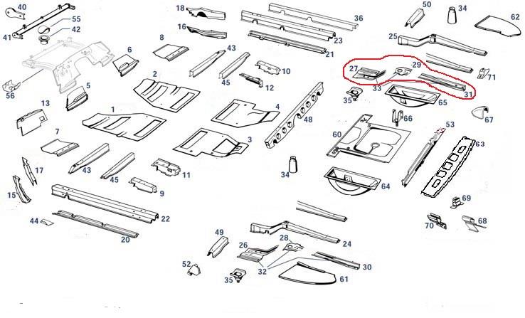 Längsträger hinten unten rechts alle Ponton Modelle Längsträger hinten unten rechts alle Ponton Modelle